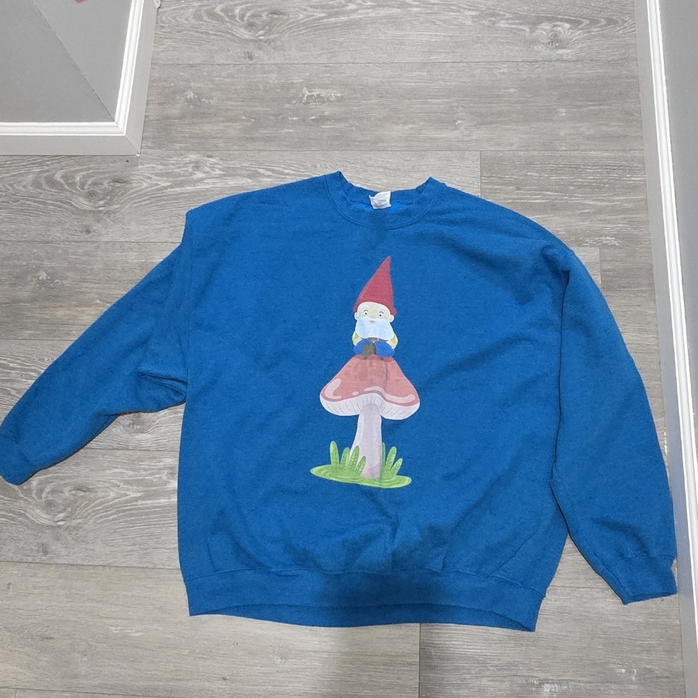 Gnome on Mushroom Sweatshirt